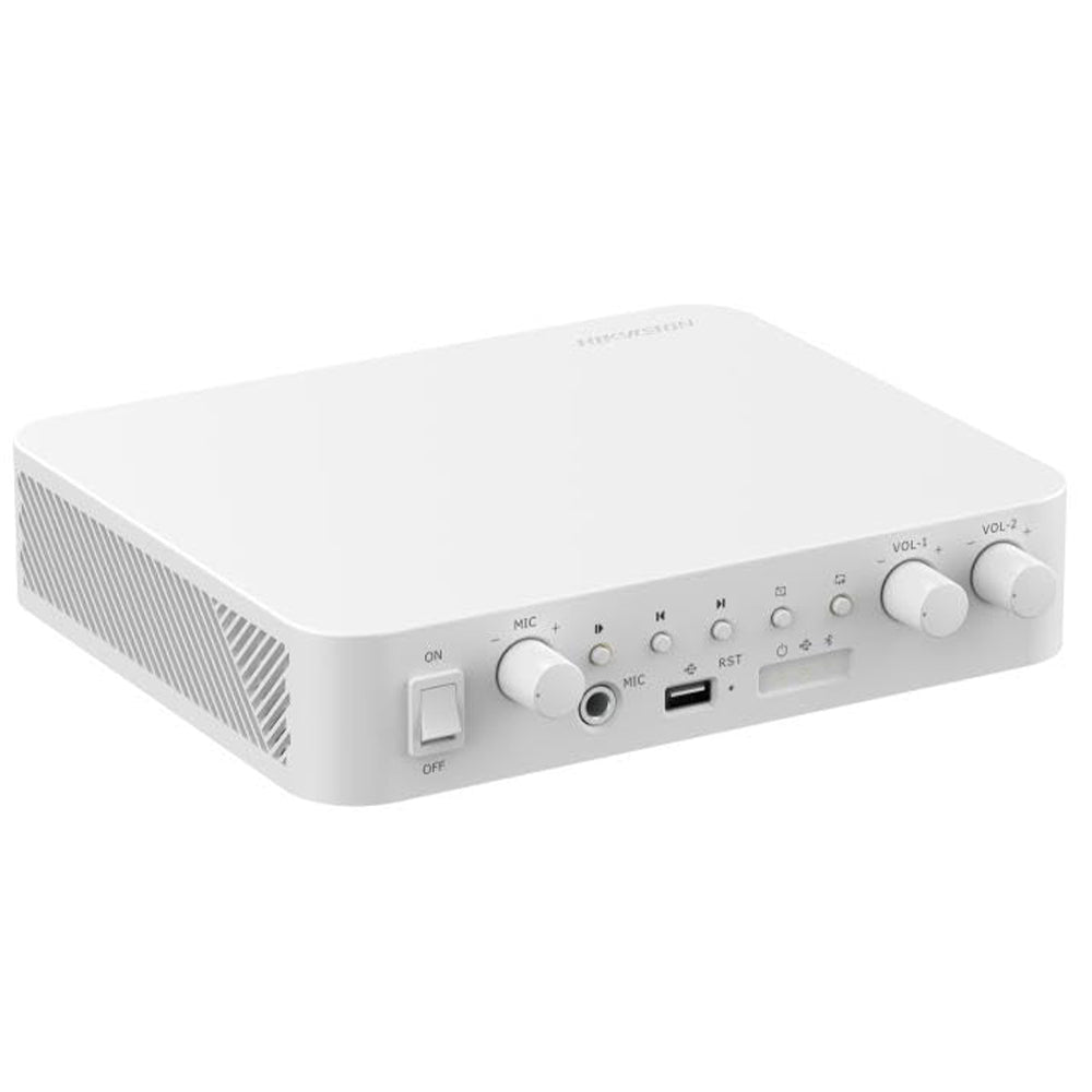 Hikvision DS-QAE1A80G1-VB 2-Zone Network Mixer Amplifier 80W - White