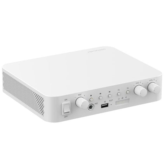 مضخم صوت هيكفيجن مدخلين نت ووك 80 وات DS-QAE1A80G1-VB - أبيض