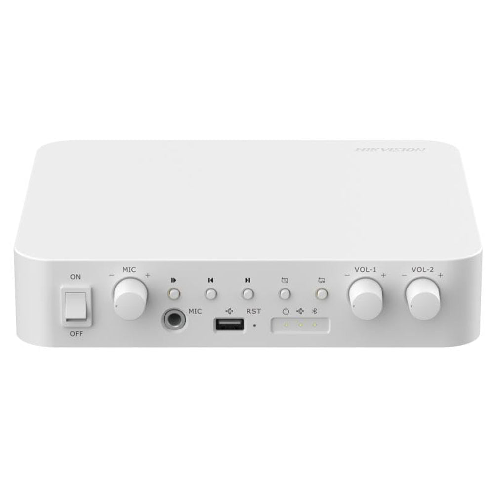 Hikvision DS-QAE1A80G1-VB 2-Zone Network Mixer Amplifier 80W - White