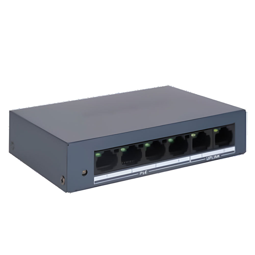 Hikvision Switch DS-3E0106MP-E/M Unmanaged Desktop PoE 4 Port 