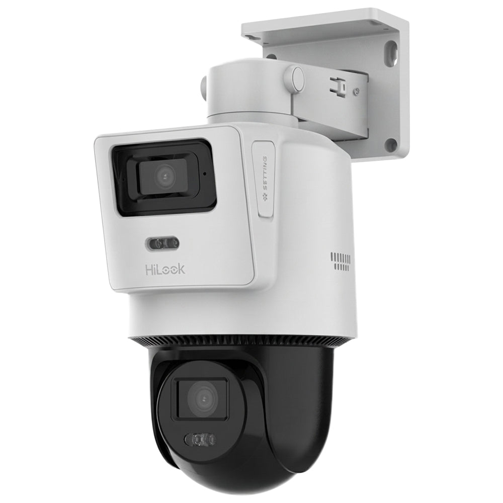 Hilook PTZ-N2D400M-DE14 Dual Lens Outdoor TandemVu PT IP Security Camera 4MP+4MP 2.8-8mm