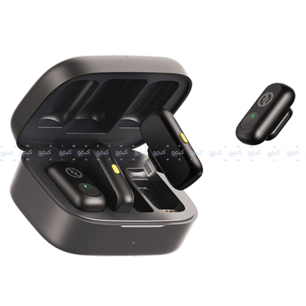 Hollyland LARK A1 Combo 3in1 2.4GHz Dual Channel Wireless Lavalier Microphone System (Local Warranty) - Black