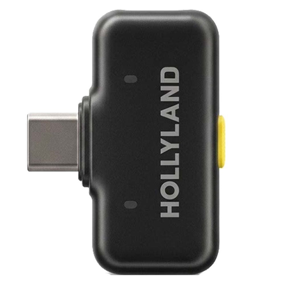 Hollyland LARK A2 Mini Duo Type-C 2.4GHz Dual Channel Wireless Lavalier Microphone System - Space Gray