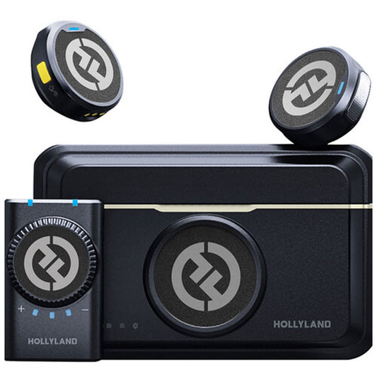 Hollyland LARK M2 Combo 3in1 2.4GHz Dual Channel Wireless Lavalier Microphone System (Local Warranty)