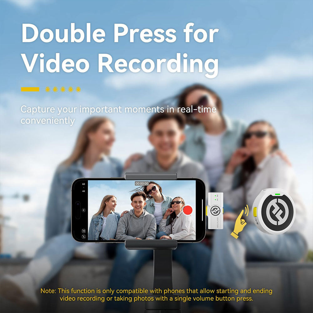 Hollyland LARK M2 Combo 3in1 2.4GHz Dual Channel Wireless Lavalier Microphone System (Local Warranty)