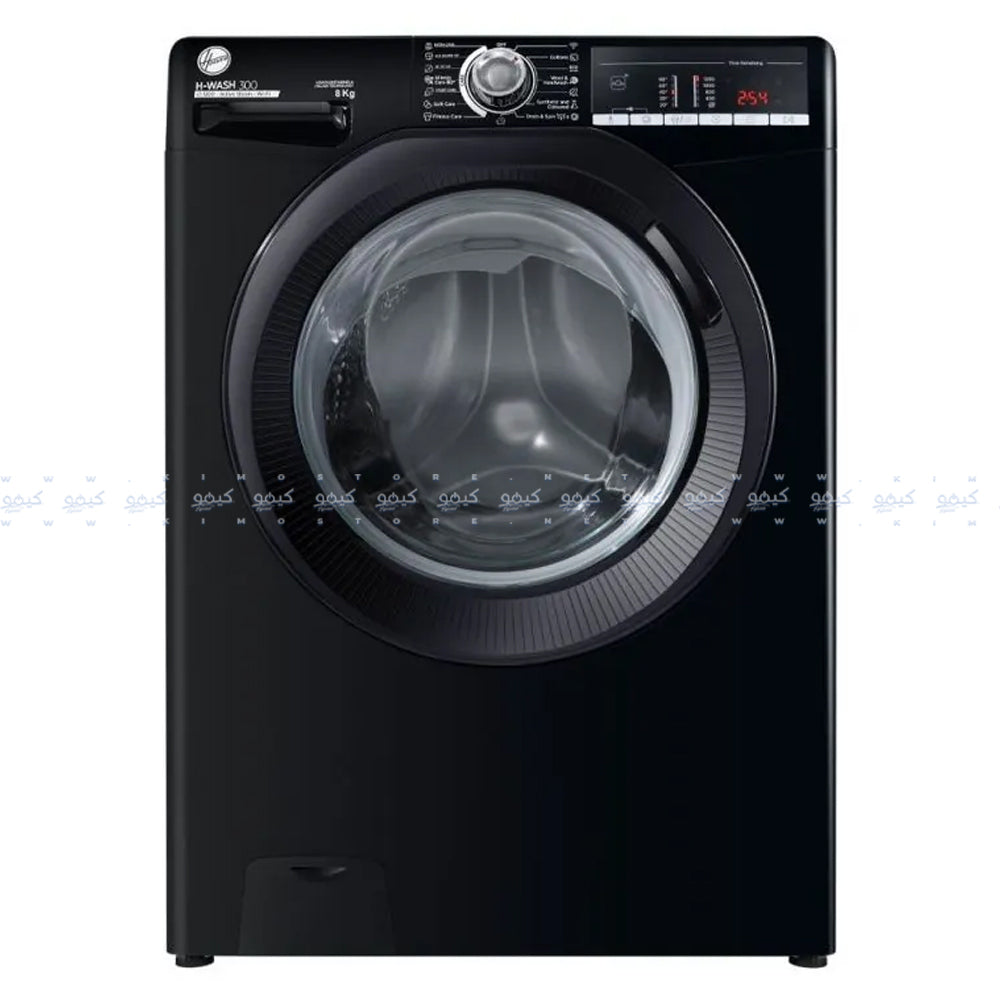 Hoover Front Load Fully Automatic Washing Machine H3WOS283TABB4ELA 8Kg - Black