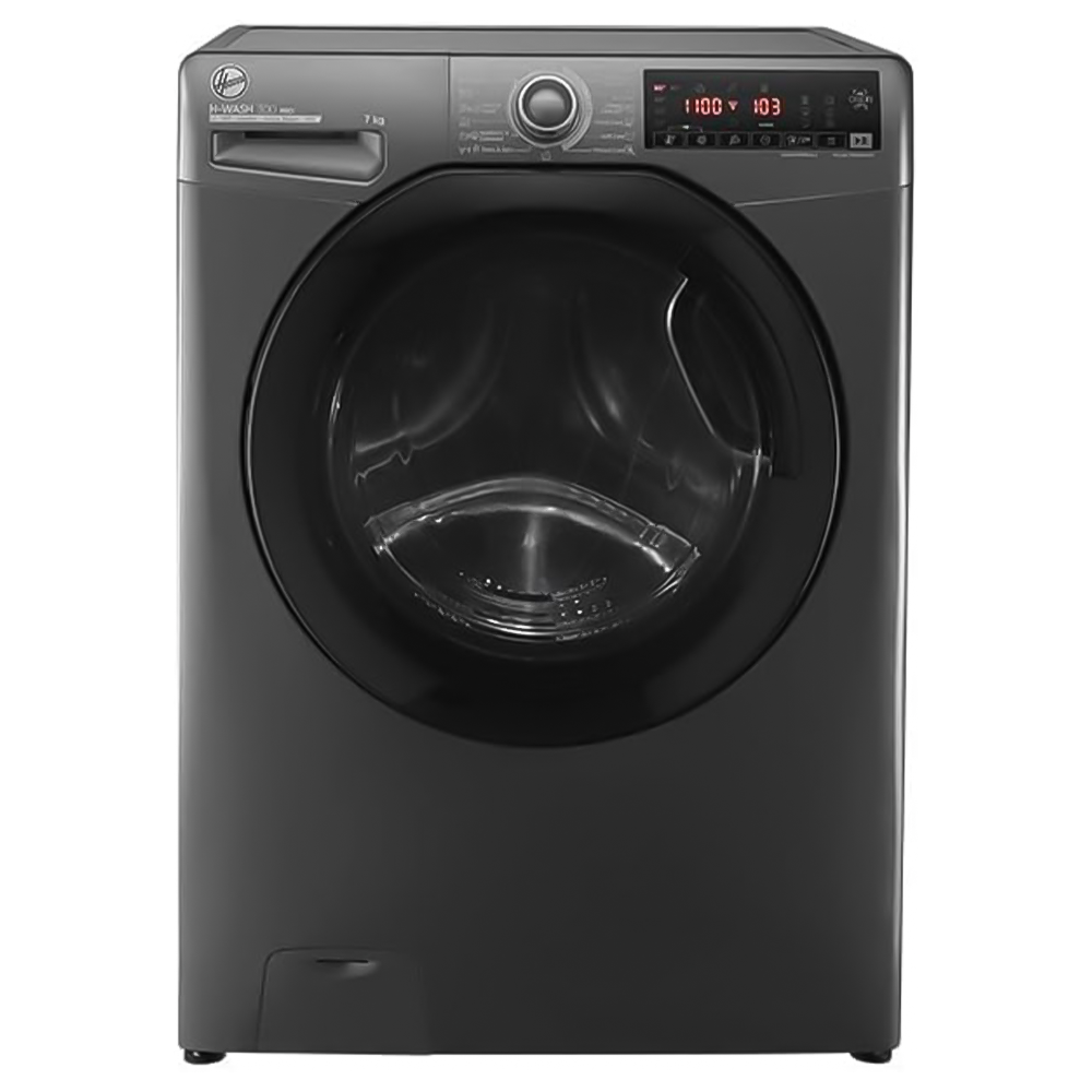 Hoover Front Load Fully Automatic Washing Machine Inverter H3WS17TMF3R-ELA 7Kg - Silver