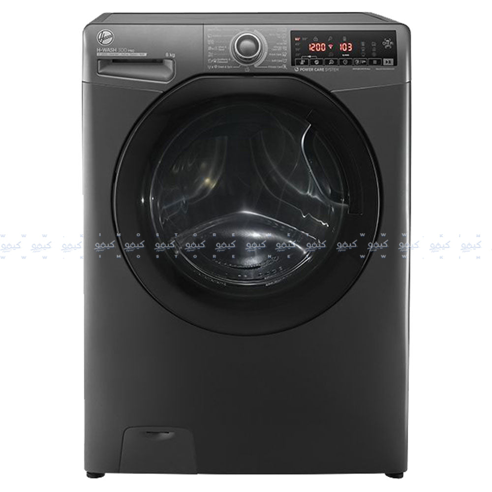 Hoover Front Load Fully Automatic Washing Machine Inverter H3WS38TAMF7R-ELA 8Kg - Silver