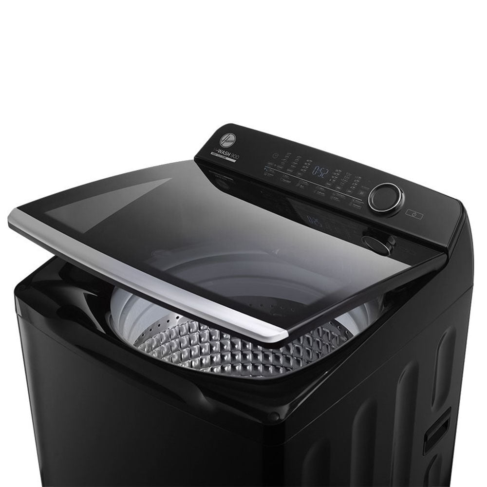 Hoover Top Load Automatic Washing Machine DDM Inverter Pump HWH-TLD12DBK 12Kg - Black