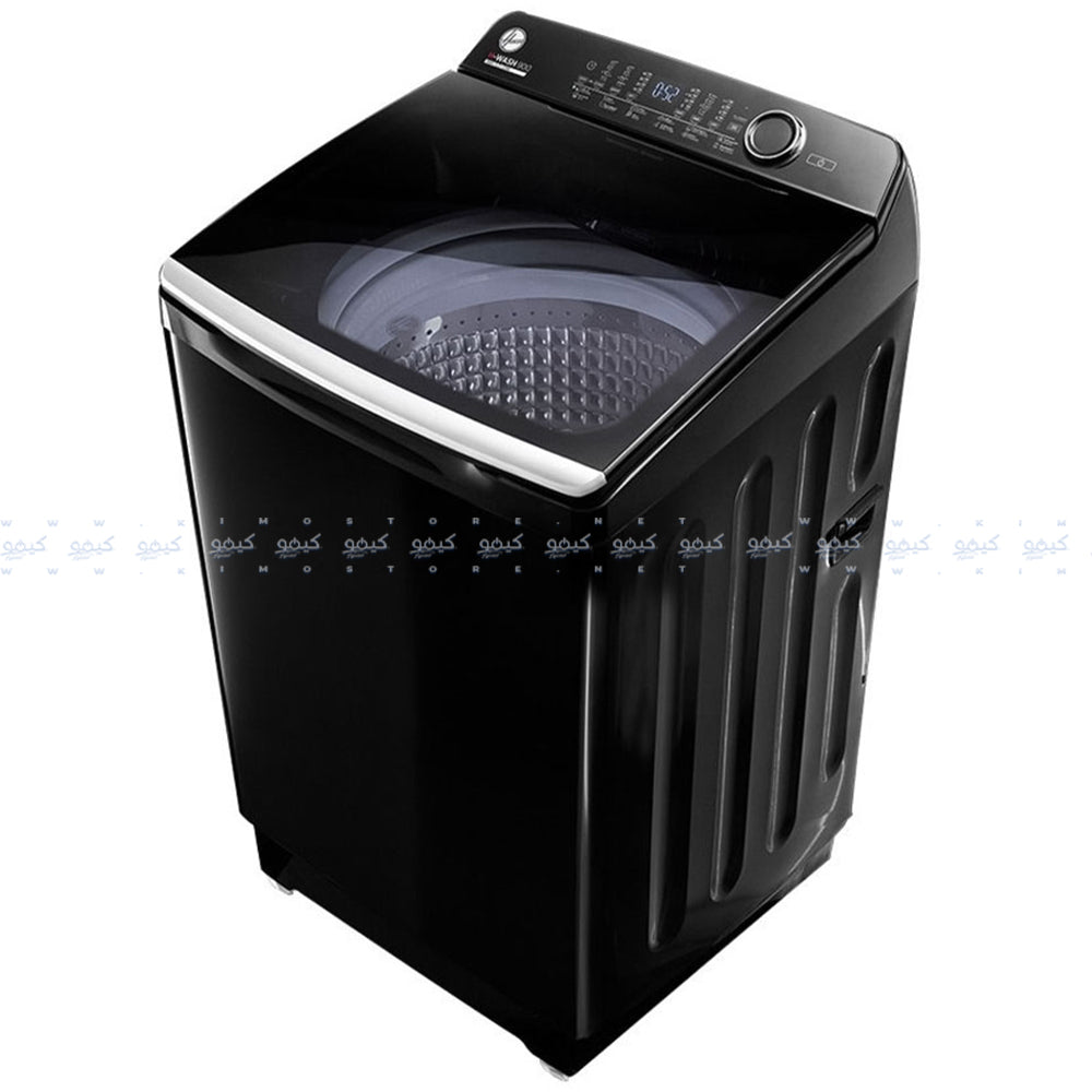 غسالة ملابس هوفر اوتوماتيك نفرتر بطلمبة DDM تحميل علوي 14 كجم HWH-TLD14DBK - أسود