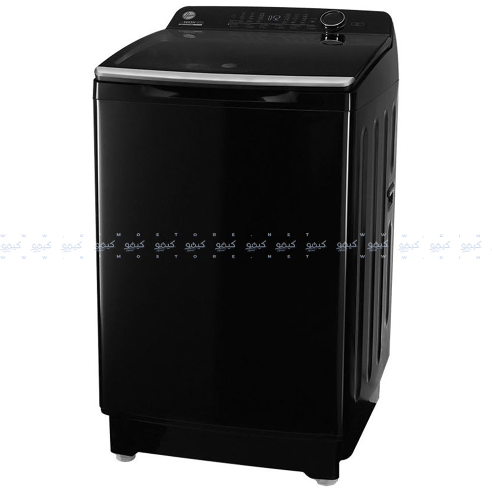 غسالة ملابس هوفر اوتوماتيك نفرتر بطلمبة DDM تحميل علوي 14 كجم HWH-TLD14DBK - أسود