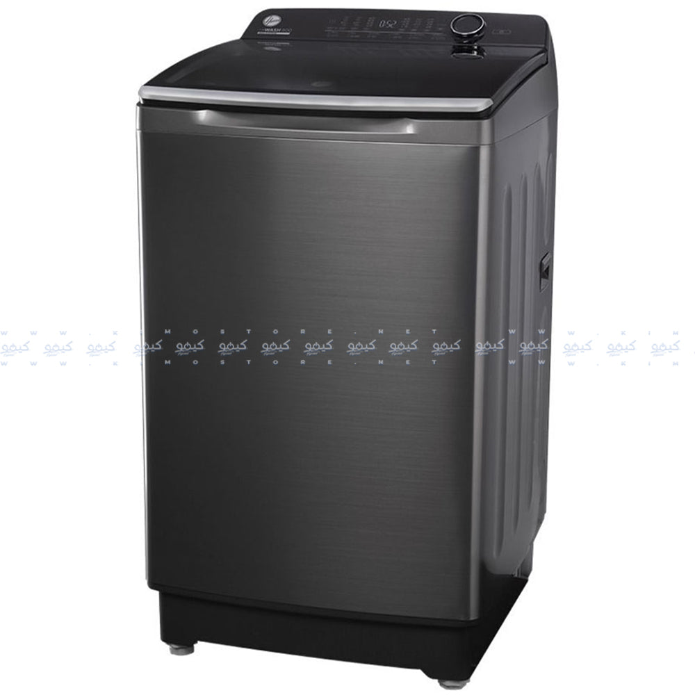 غسالة ملابس هوفر اوتوماتيك بطلمبة تحميل علوي 14 كجم HWH-TLN14DSL - سيلفر