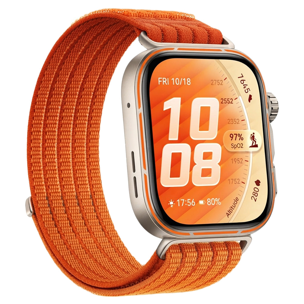 Huawei Watch Fit 5 Pro NKI-B29 Grey Aluminum Case With Gradient Orange 