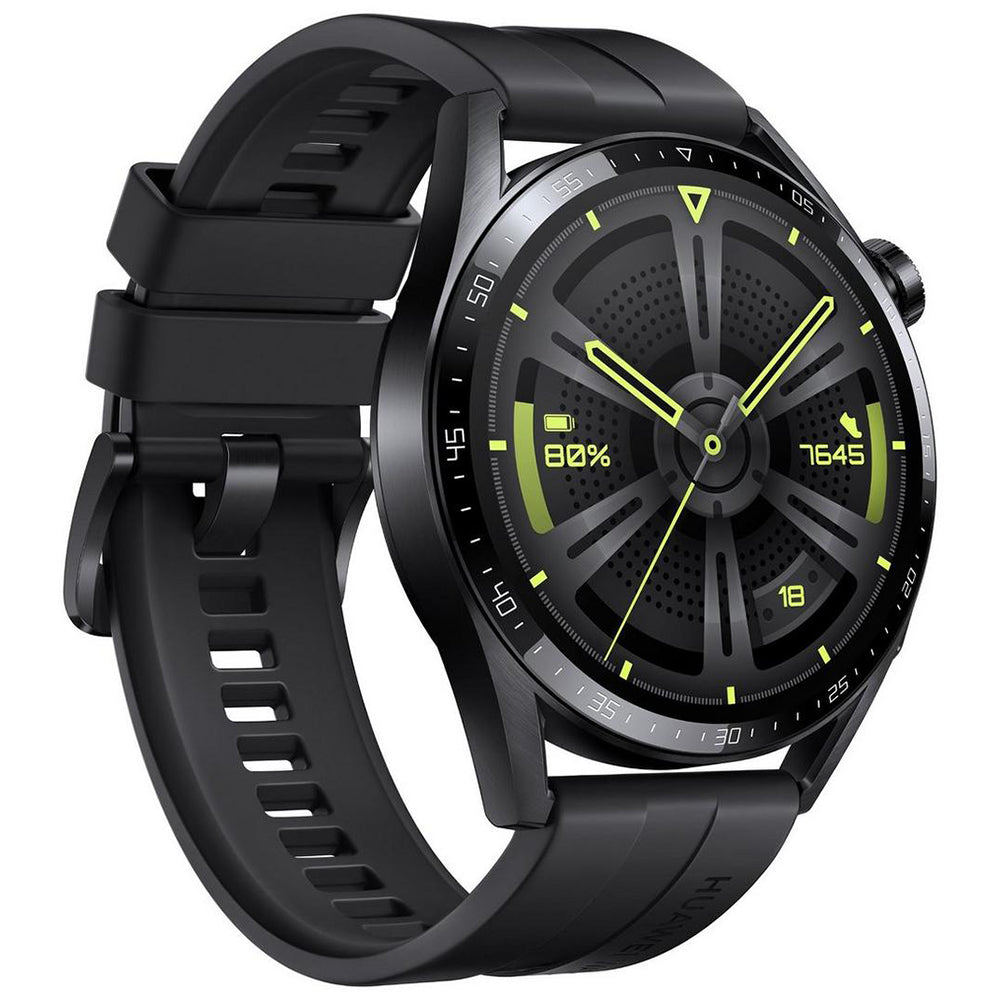 Huawei Watch GT 3 JPT-B19 (46mm - GPS) Black Stainless Steel Case with Black