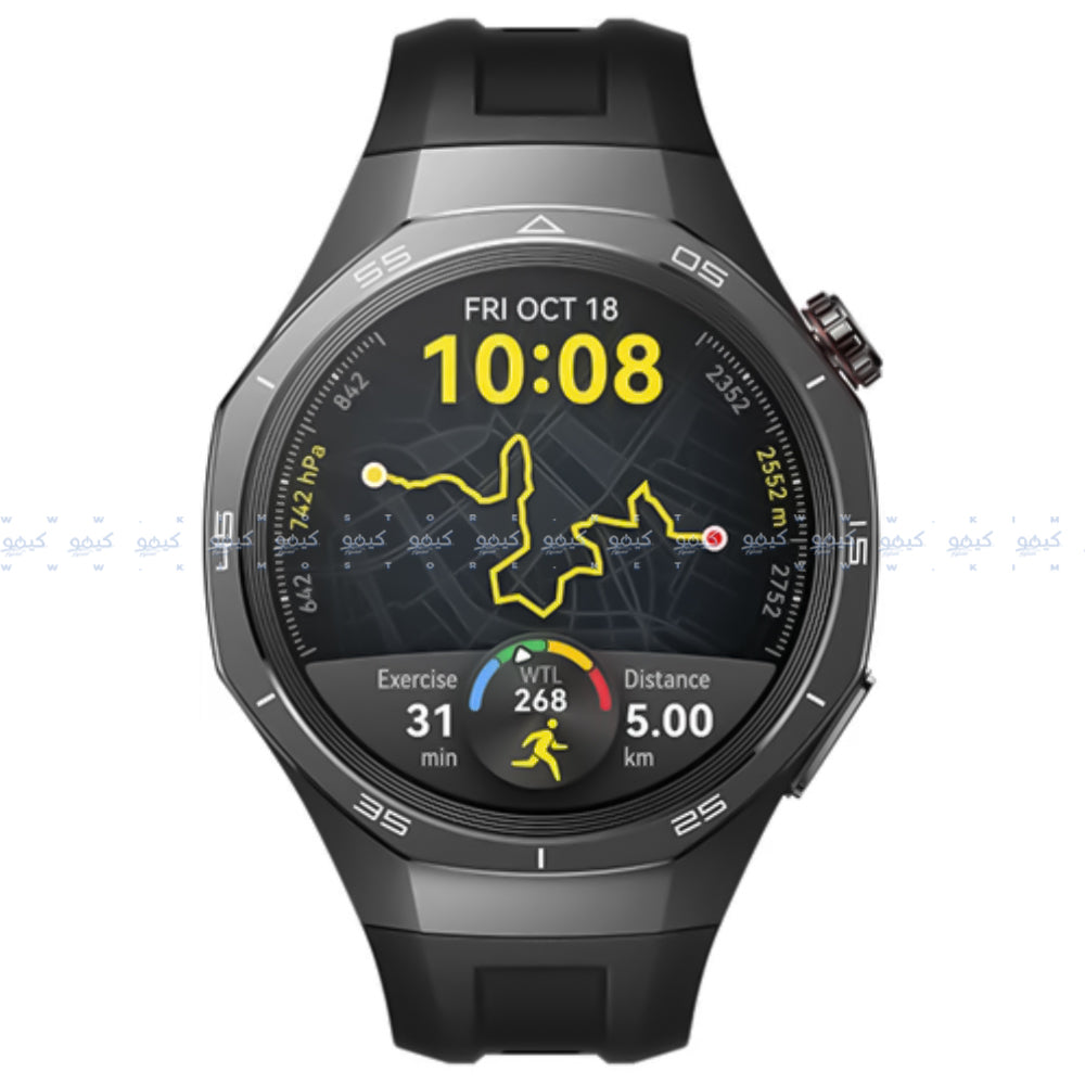 Huawei Watch GT 5 Pro VLI-B29 (46mm - GPS) Titanium Alloy Case With Black Fluoroelastomer Strap