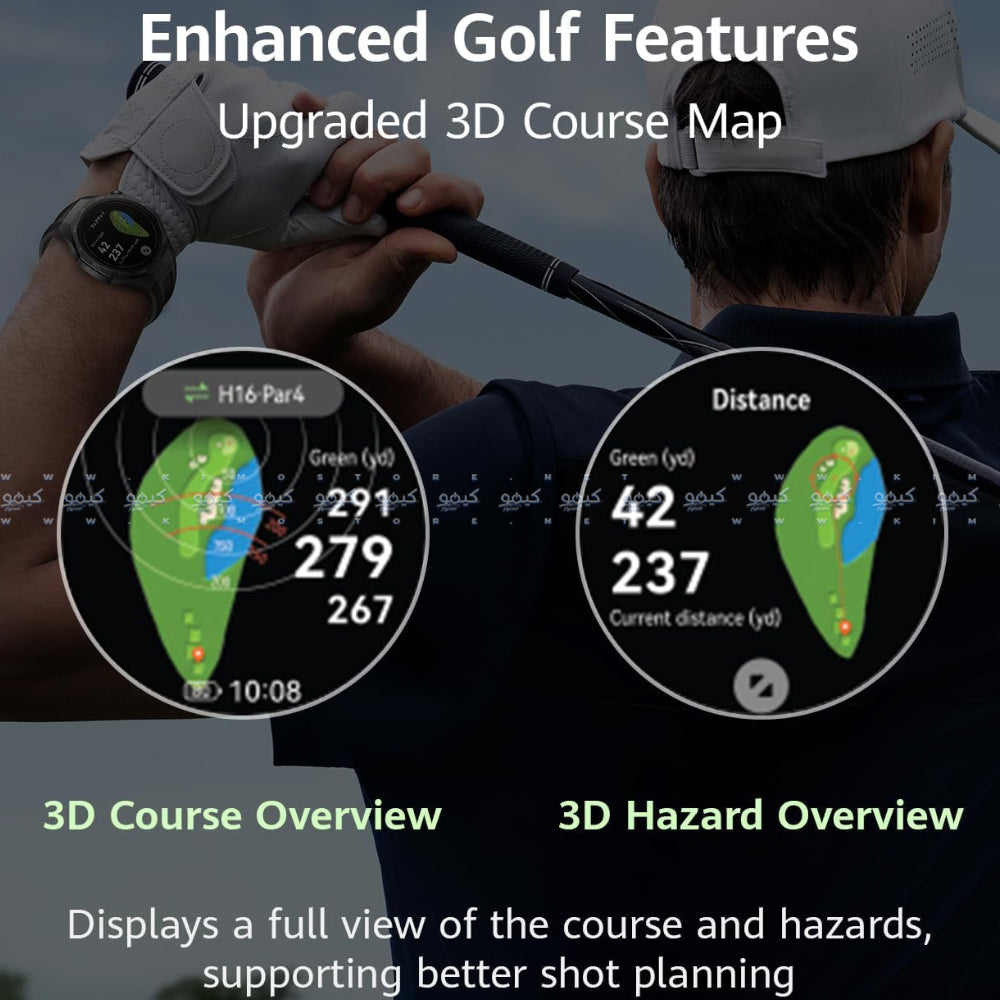 Huawei Watch GT 5 Pro VLI-B29 (46mm - GPS) Titanium Alloy Case With Black Fluoroelastomer Strap