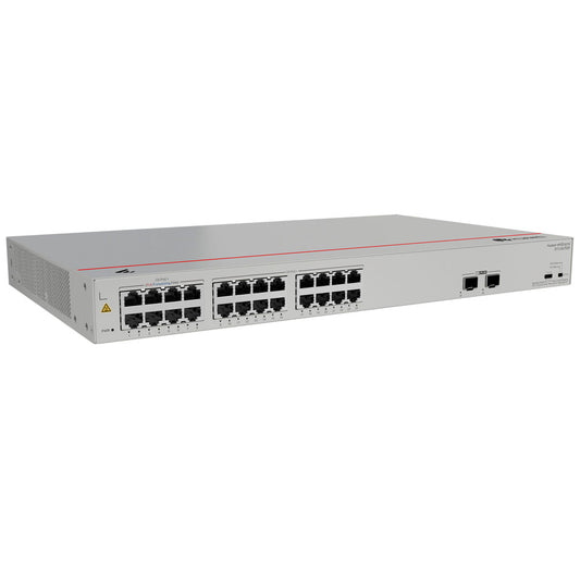 سويتش هواوي 24 منفذ 10/100/1000 ميجابت في الثانية PoE + منفذين (SFP) 10/100/1000 ميجابت في الثانية 124 وات eKitEngine S110-24LP2SR Unmanaged Rackmount