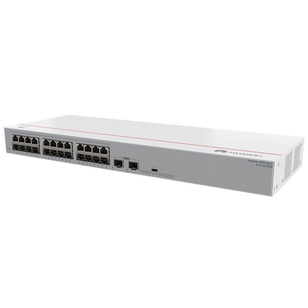 Huawei eKitEngine S110-24T2SR Unmanaged Rackmount Switch 24 Ports 10/100/1000Mbps 