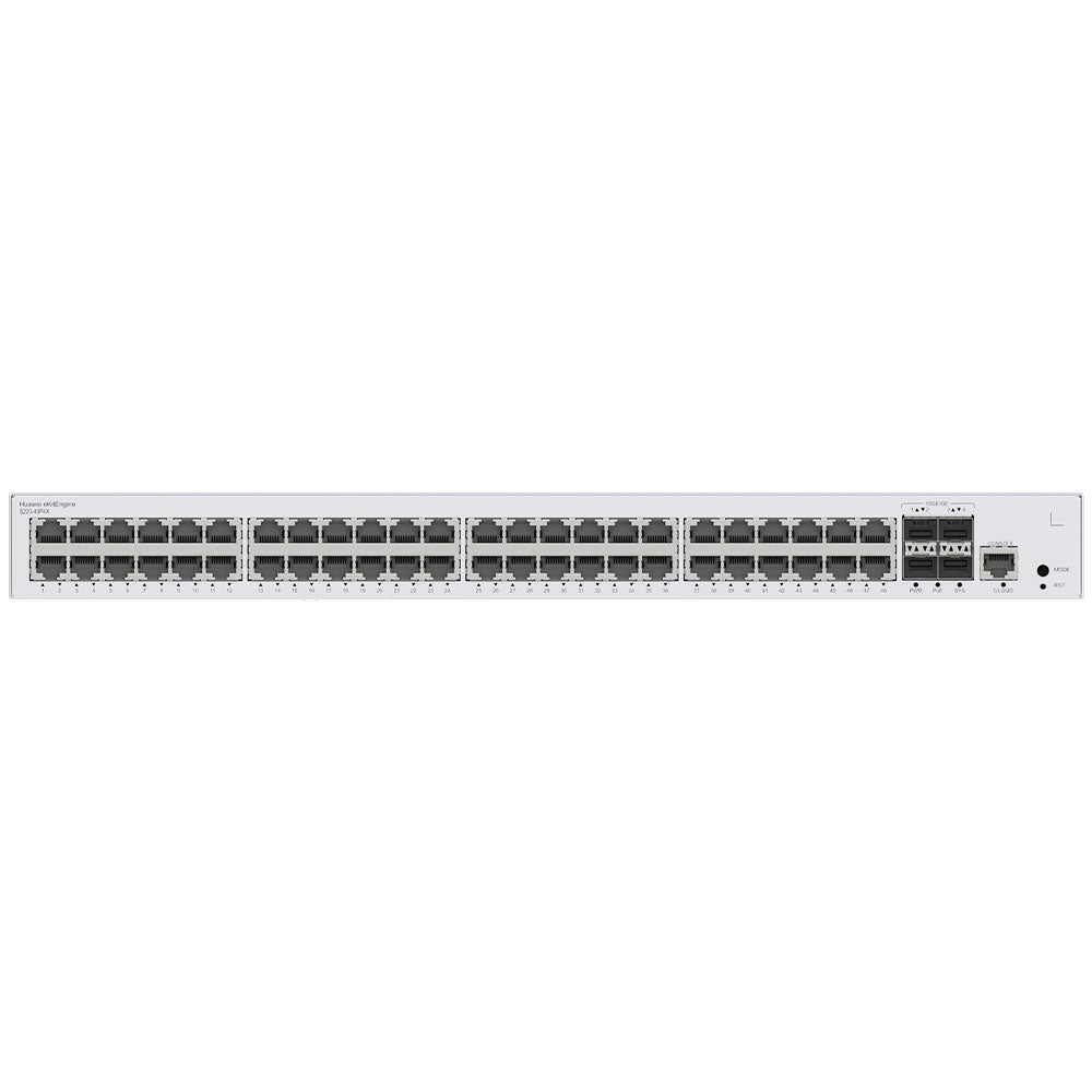 Huawei eKitEngine S220-48P4X Smart Managed Rackmount PoE+ Switch 48 Ports 101001000Mbps + 4 Ports 10 Gigabit SFP+ 380W