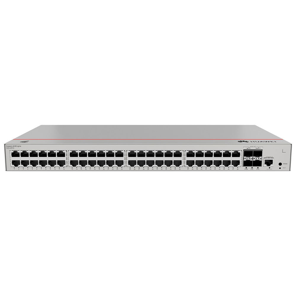 Huawei eKitEngine S220-48P4X Smart Managed Rackmount PoE+ Switch 48 Ports 101001000Mbps + 4 Ports 10 Gigabit SFP+ 380W