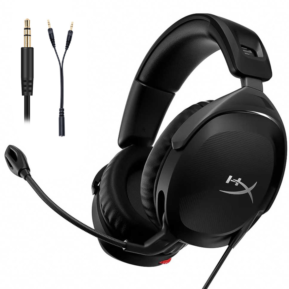 HyperX Cloud Stinger 2 Gaming Headset With Noise-Cancelling Mic - Blac