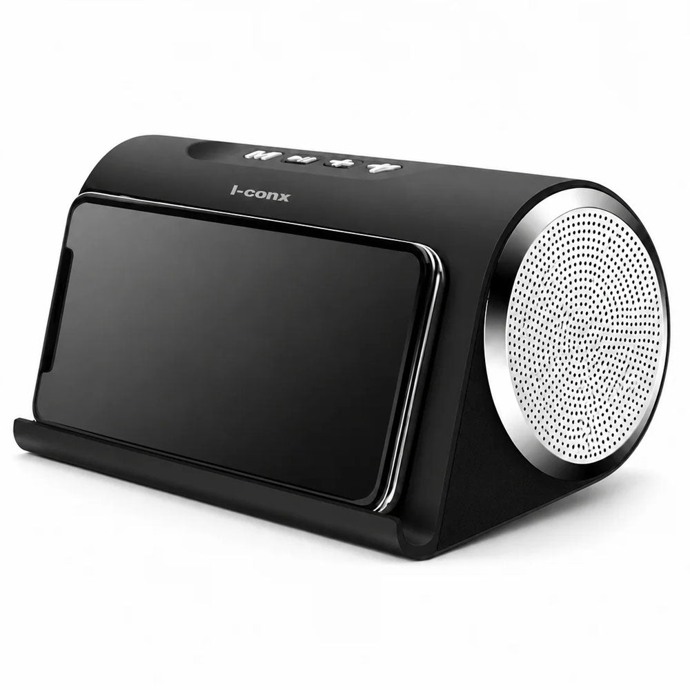 I-Conx 1601 Portable Bluetooth Speaker With Phone Holde