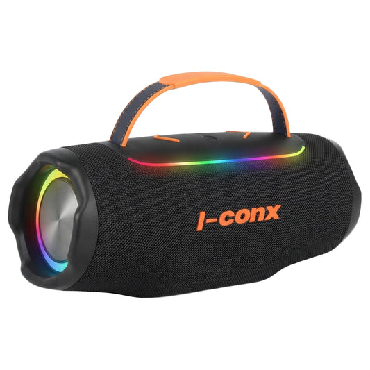 سبيكر بلوتوث متنقل اي-كونكس 1.0 RGB I1516 - أسود