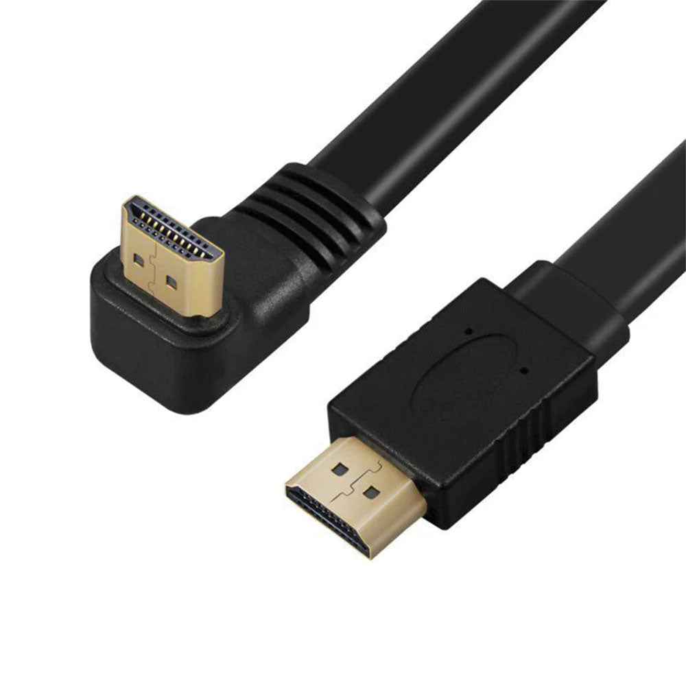 كابل شاشة HDMI اي روك فلات 1.5 متر - أسود