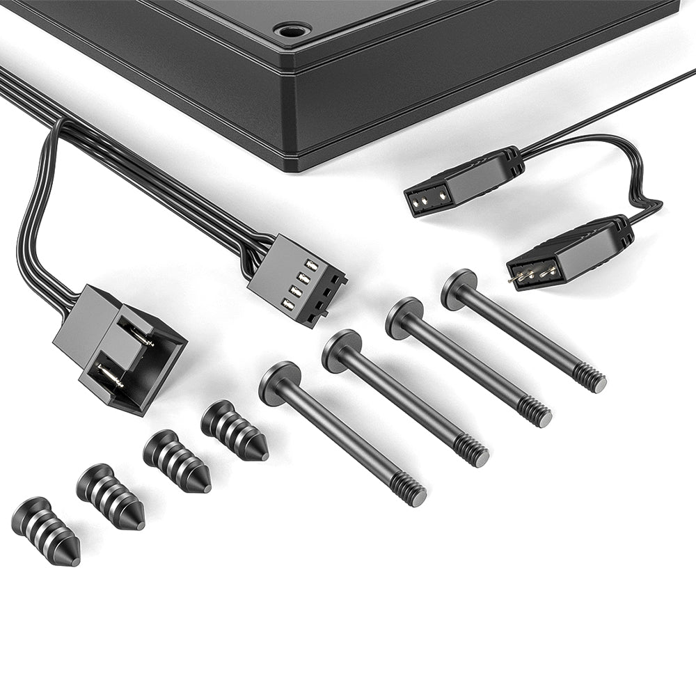 مروحة كيس اي دي-كولينج 3 قطع AS-120-K TRIO ARGB