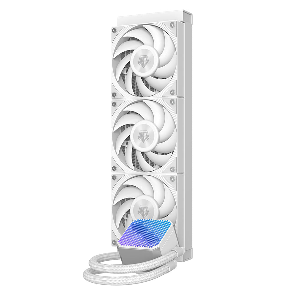 نظام تبريد مائي للبروسيسور اي دي-كولينج DX360 MAX WHITE 360mm AIO 