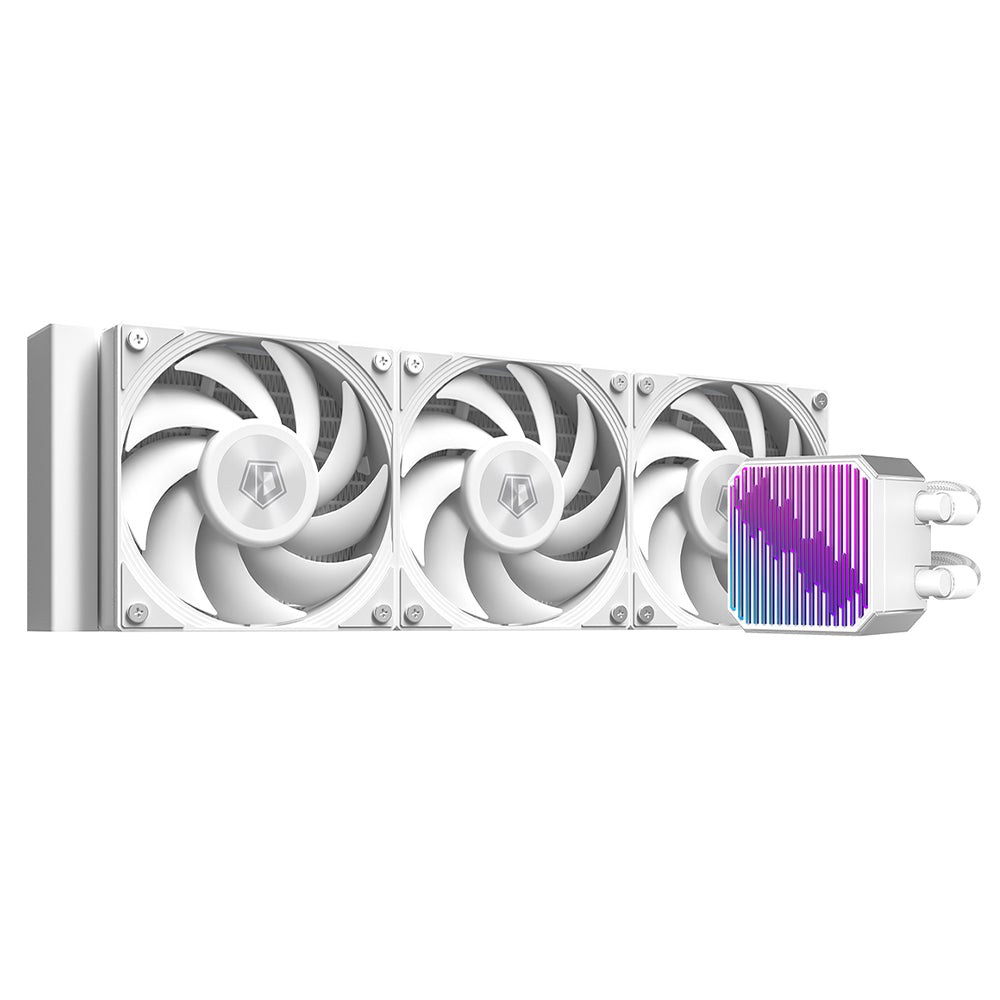 نظام تبريد مائي للبروسيسور اي دي-كولينج DX360 MAX WHITE 360mm AIO 