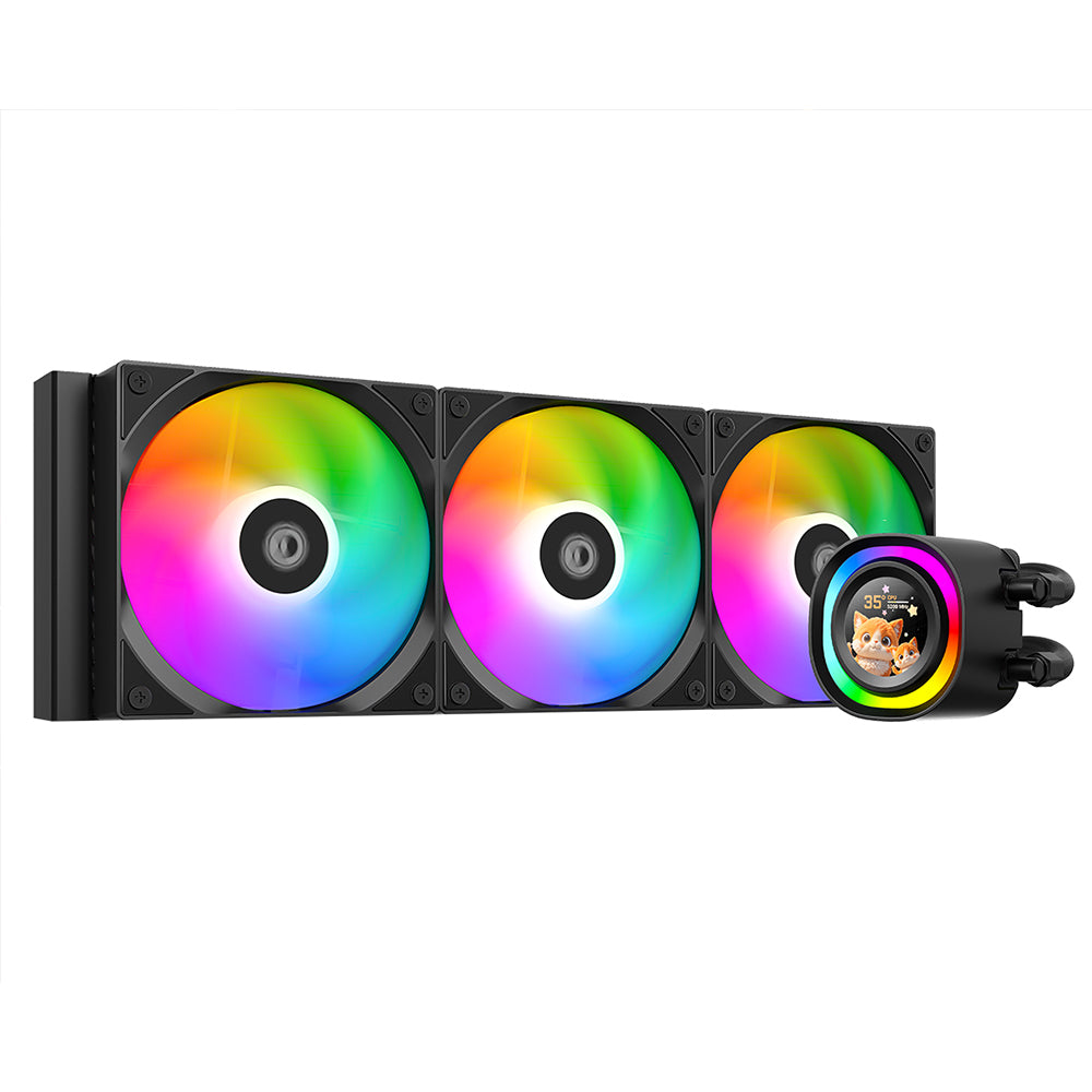 ID-COOLING FX360 LCD 360mm ARGB AIO CPU Liquid Cooler