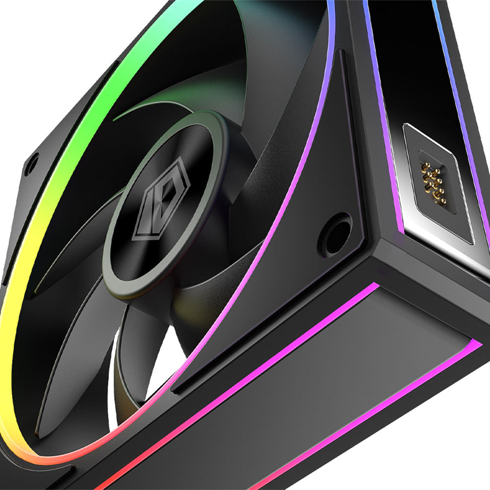 ID-COOLING MF-1230-K TRIO Magnetic ARGB Triple Case Fan