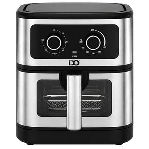 IDO Air Fryer AF1600GD-SVB 6.7L 1600W - Silver x Black