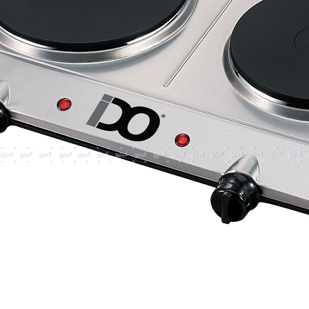 موقد مسطح كهربائي أيدو شعلتين 1500 وات HP2E1500-SV