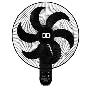 IDO Wall Fan With Remote WF18RC-BK 18 Inch - Black