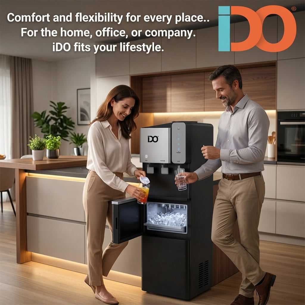 IDO Water Dispenser With Ice Maker WDIM500-BK 