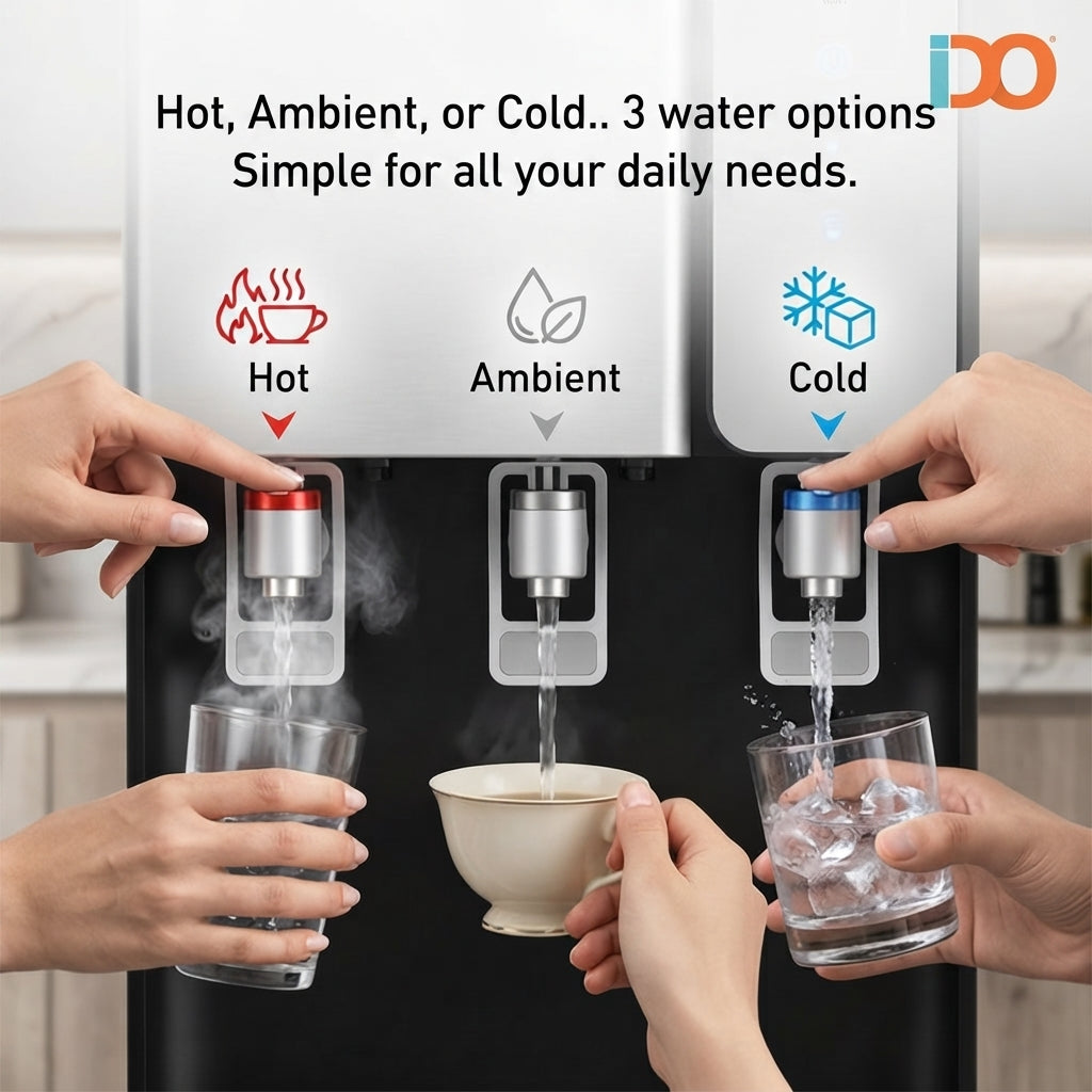 IDO Water Dispenser With Ice Maker 