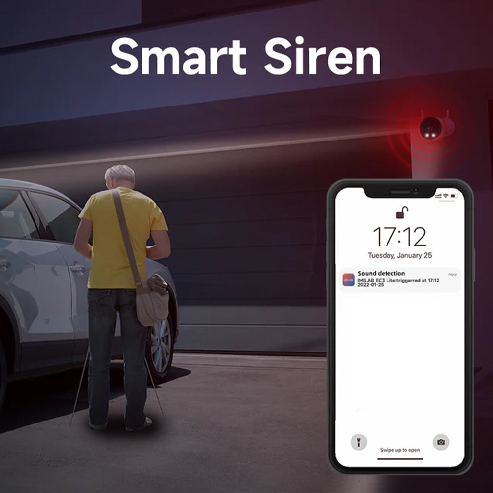 Wi-Fi AI Outdoor Security Camera 