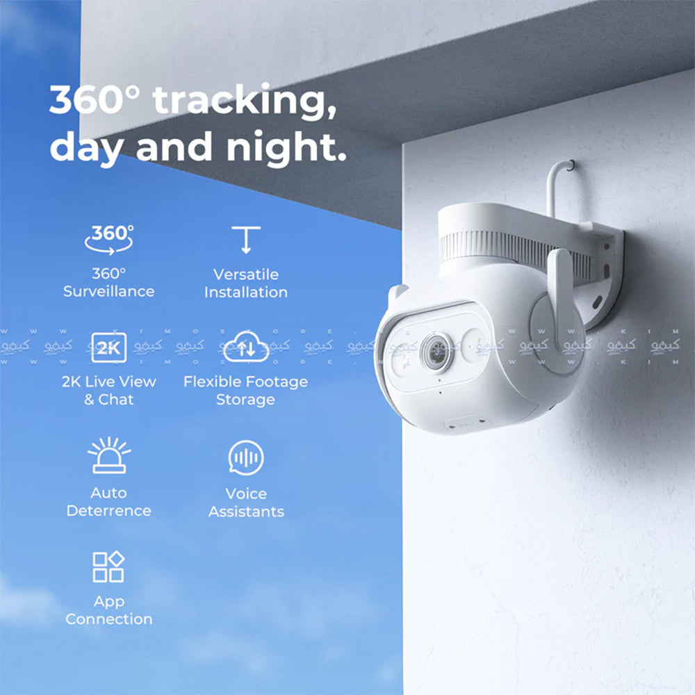 IMILAB EC5 Wi-Fi 360° Pan & Tilt AI Outdoor Security Camera 2K 3MP (Mic) (Full Color)