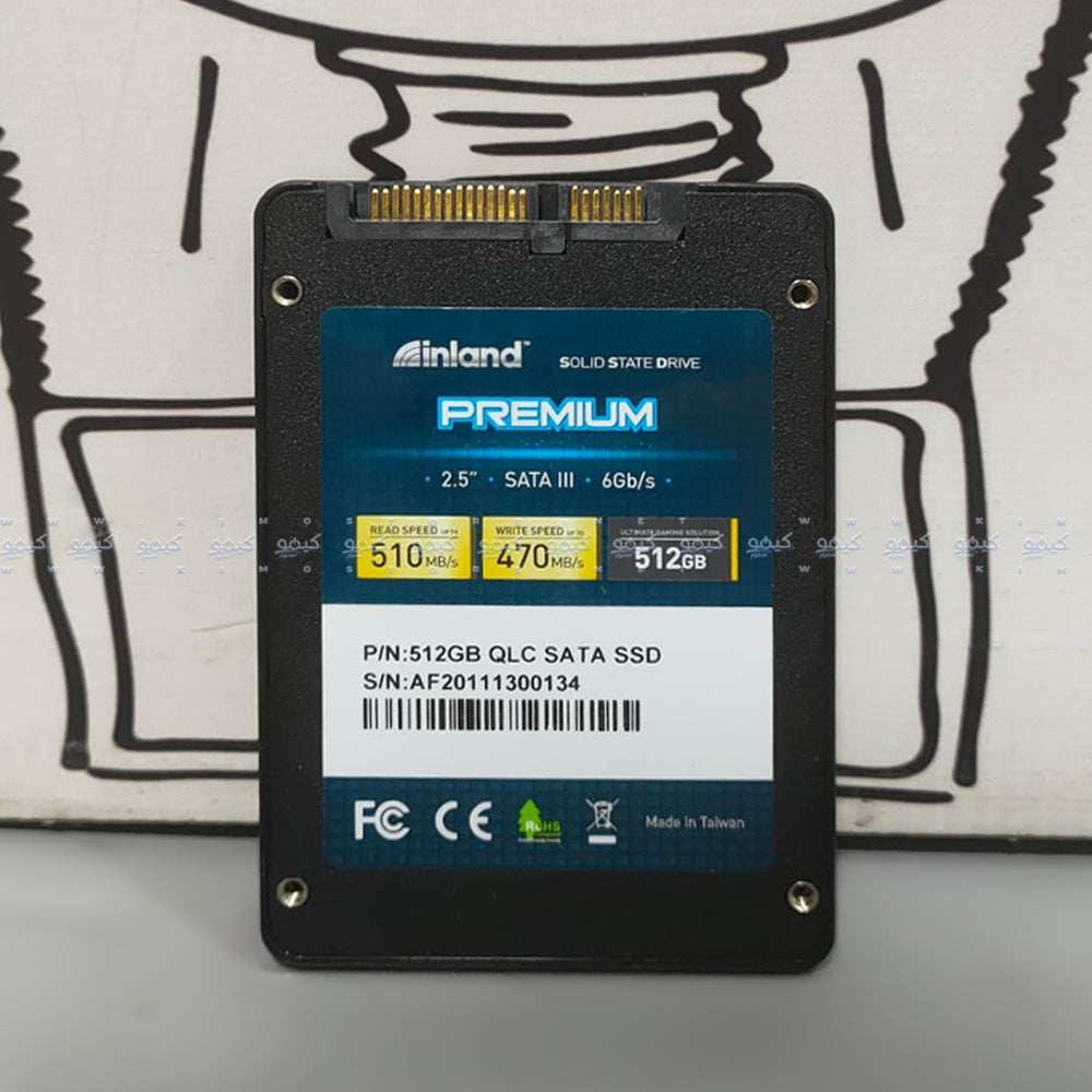 INLAND 512GB SATA 2.5 Inch Internal SSD (Original Used)