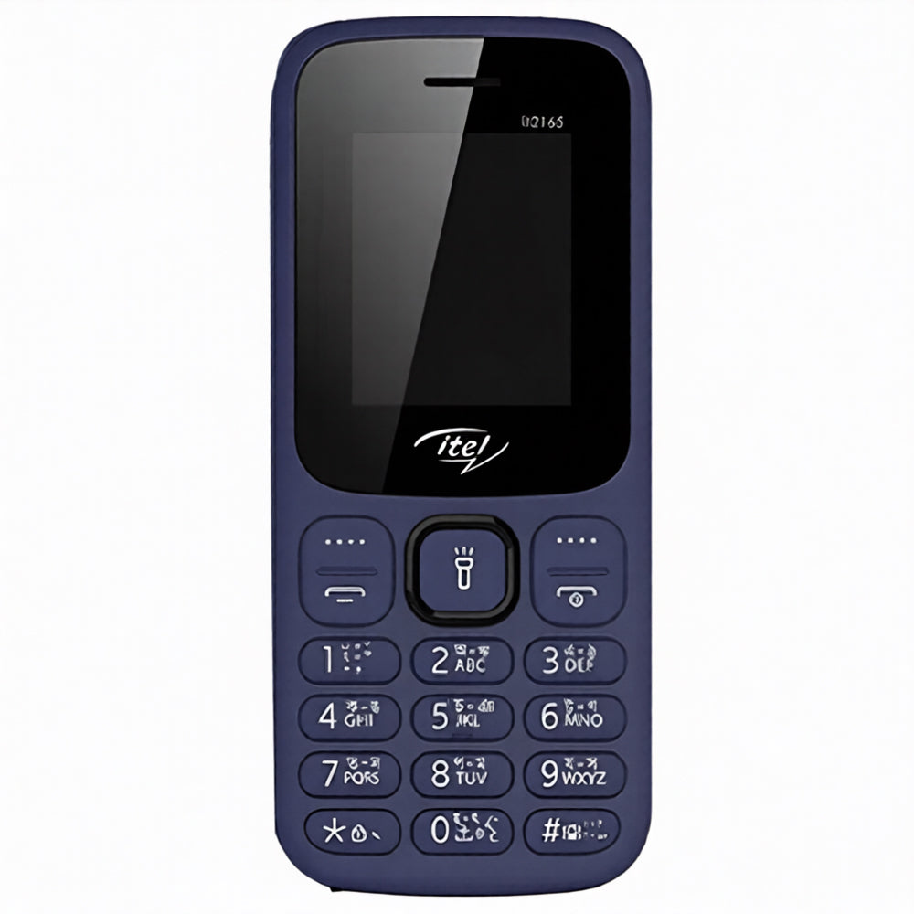 ITEL IT2165 Dual SIM (32MB / 32MB Ram / FM / 1.77 Inch / 2G) - Deep Blue