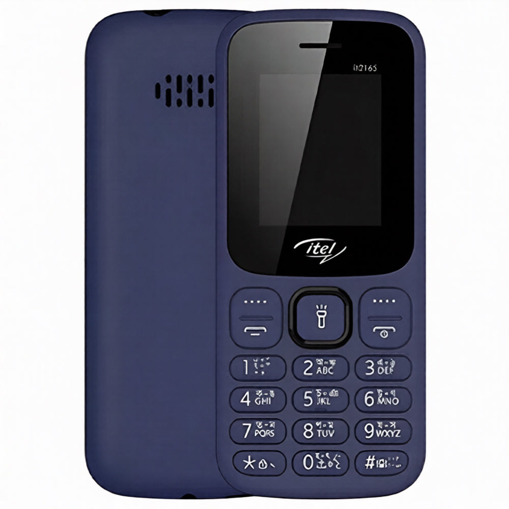 ITEL IT2165 Dual SIM (32MB / 32MB Ram / FM / 1.77 Inch / 2G) - Deep Blue