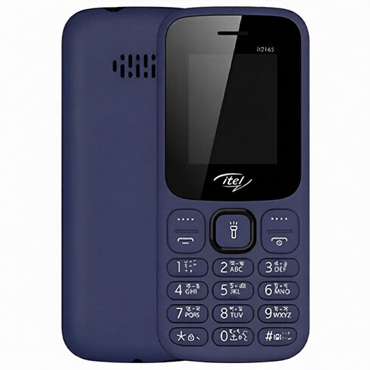 ITEL IT2165 Dual SIM (32MB / 32MB Ram / FM / 1.77 Inch / 2G) - Deep Blue