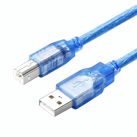 كابل طابعة ايكونز 1.8 متر B2 - أزرق شفاف