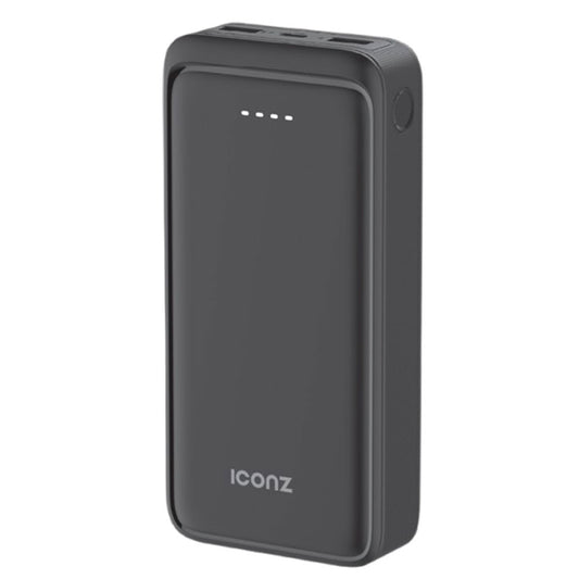 باور بانك ايكونز بمنفذين يو اس بي + منفذ تايب سي 22.5 وات 20000 مللي أمبير Spark P42 PB20K - أسود
