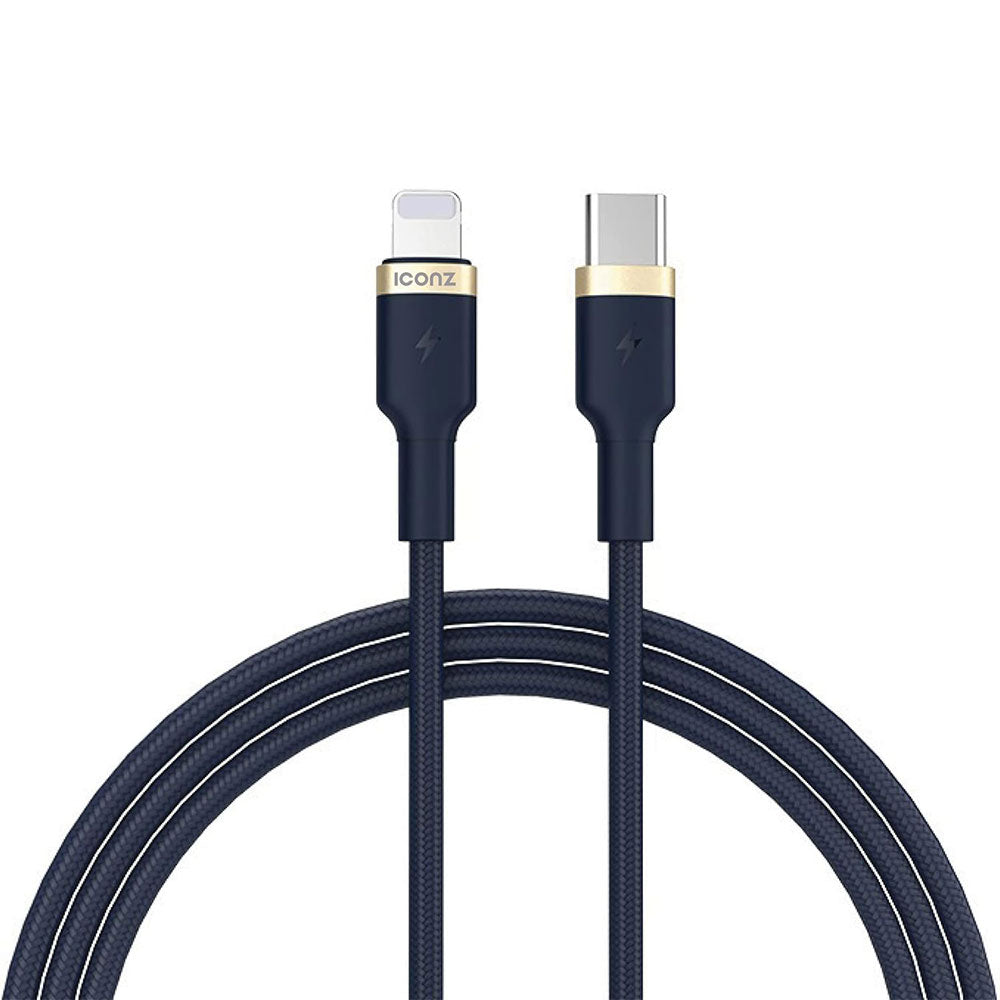 Iconz XBCL2K Type-C To Lightning Cable PD 36W Fast Charging 1m - Black