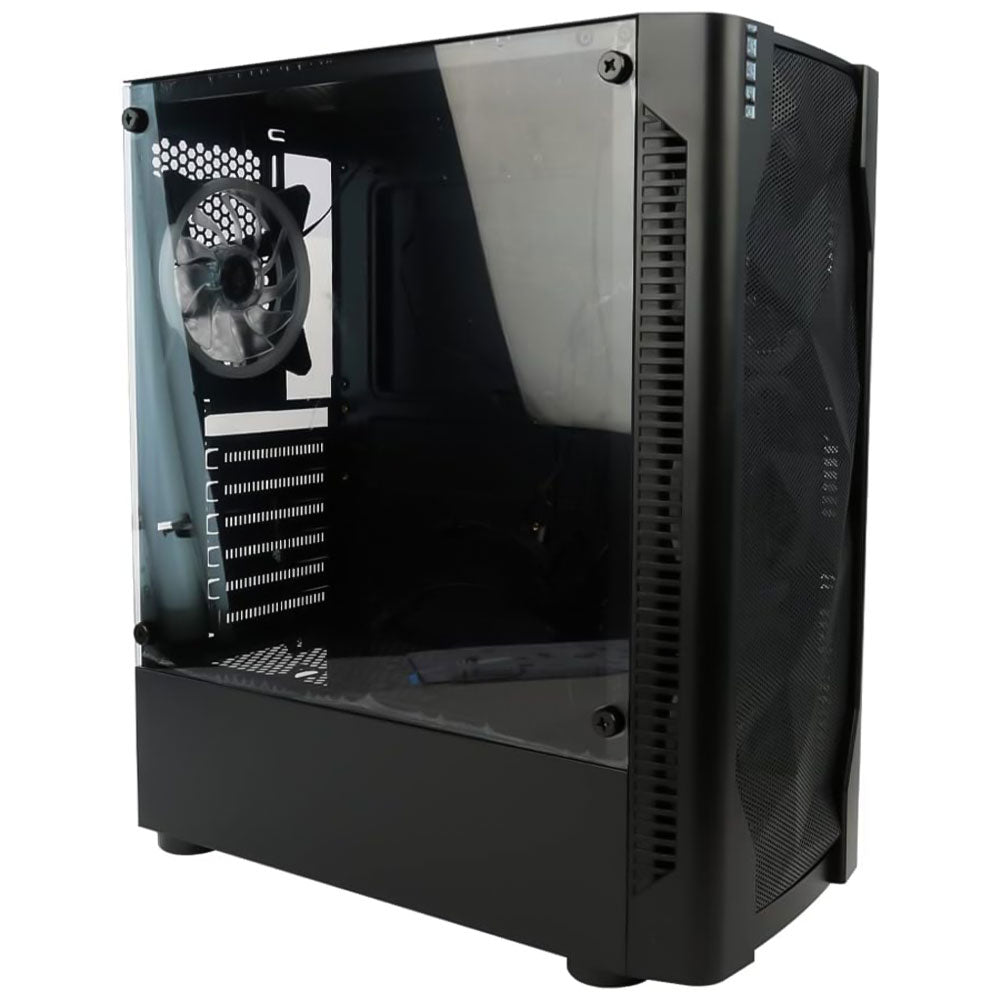 Immer View 31 E335D RGB Tempered Glass Mid-Tower ATX Gaming Case - Black