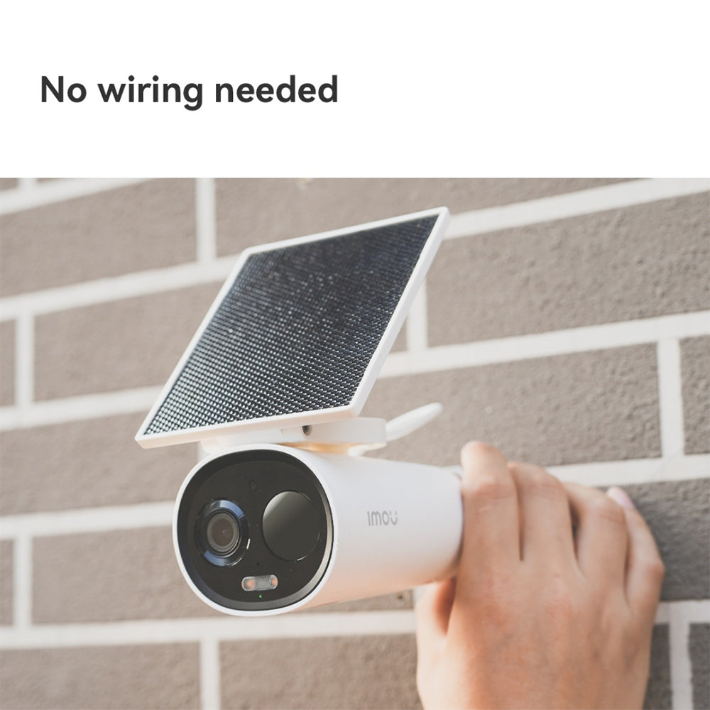 Imou Cell 3C IPC-K9DCP-3T0WE-V2 Battery-Powered Wi-Fi Outdoor Security Camera 2K 3MP 2.8mm (8x Zoom) (Mic) (Full Color) With Solar Panel 2.2W
