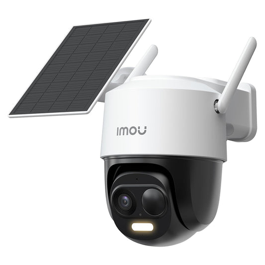 Imou Cell PT 2C IPC-B7C-5M0WEH/FSP12-TYPE-C Battery-Powered Wi-Fi Outdoor PTZ Security Camera 2K 5MP 4mm (8x Zoom) (Mic) (Full Color) With Solar Panel 3W